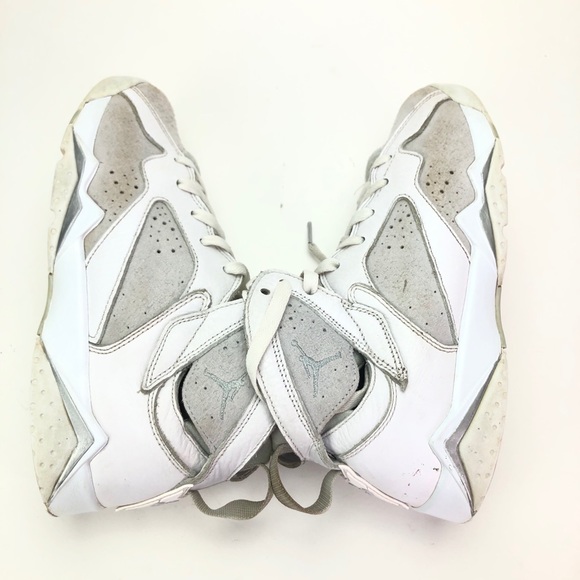 Jordan 7 Air Retro GS White Gray Size 7Y Sneakers - Picture 8 of 10